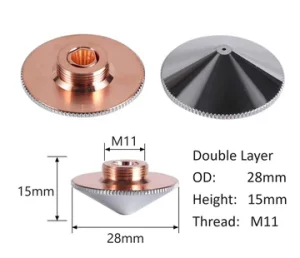 LaserCuttingNozzle28mmDoubleLayer